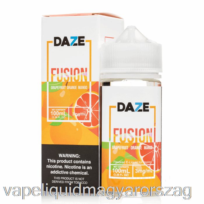 Grapefruit Narancs Mangó - 7 Daze Fúzió - 100 Ml 3 Mg Vape E Cigi